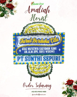 Papan Bunga Duka di Kelapa Indah