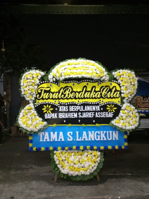 Papan Bunga Duka di Kelapa Indah