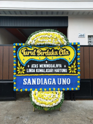 Papan Bunga Duka di Kelapa Indah