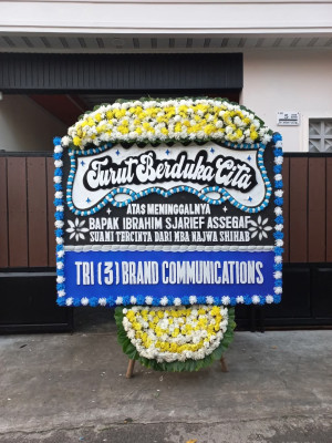 Papan Bunga Duka di Kelapa Indah